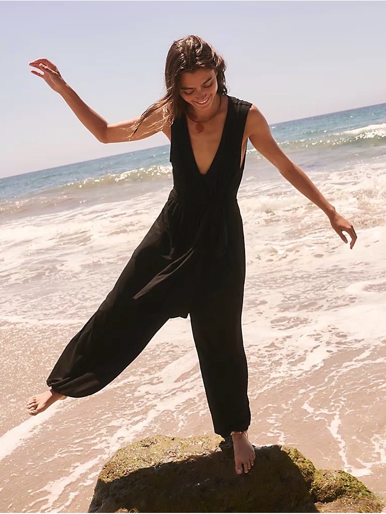 Free People Movement Sleeveless Jumpsuit Nwt Size M Retail$148